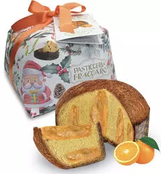 Organic Panettone with Orange Filling - Hand Wrapped Line